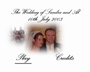 The Wedding of Sandra & Al DVD